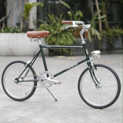 Tsunami 20 Inch Small Wheel Bike Bicycles Mens And Womens Retro Steel Frame Bicycle Light Ins Vintage Single Speed Bikes