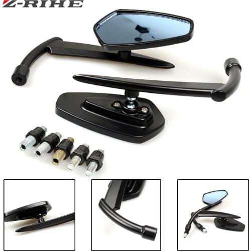 Motorcycle Rear View Mirrors Universal Handlebar Side Rearview Mirror For honda HORNET 250 600 900 Big Sheep FJS400 FJS600