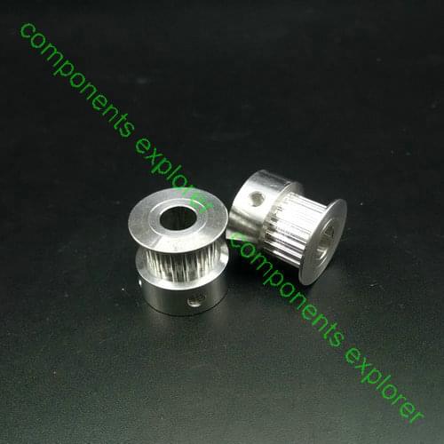 MXL Timing pulley 18 Teeth 6.35mm Bore ,7mm teeth width,2pcs/lot
