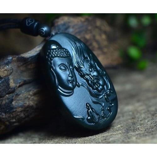 Natural Xinjiang Hetian Jade Green Level 1 Fine Material between the thoughts Pendant hp385