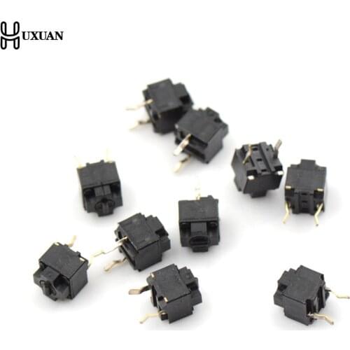 10pcs/lot Original Mouse Square Micro Switch Button EVQP0E07K Micro Switch Microsoft Black Spots