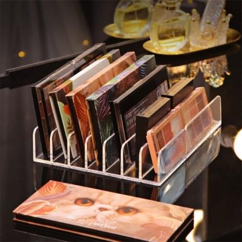 Palette Powder Case Storage Box Makeup Tools Transparent Plastic Desktop Storage 1 Piece Makeup Palette Organizer