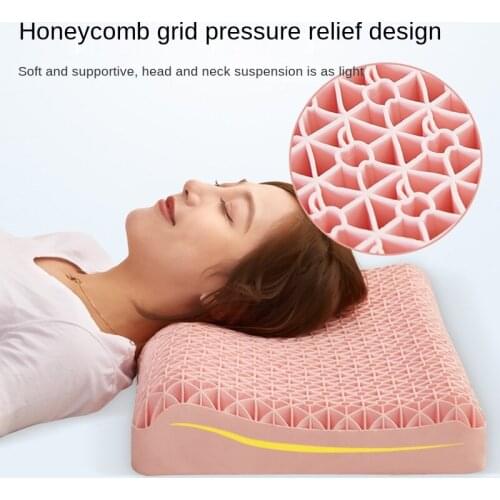 Pectin Pillow Protects Cervical Spine Single Child TPE Pressure-free Soft Washable Pillow Core Decompression To Help Sleep