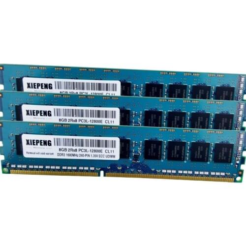 Server RAM 8GB DDR3 1600MHz ECC Unbuffered 4GB 2Rx8 PC3L-12800E For IBM System x iDataPlex dx360 M4 x3300 M4 x3500 M4 Memory