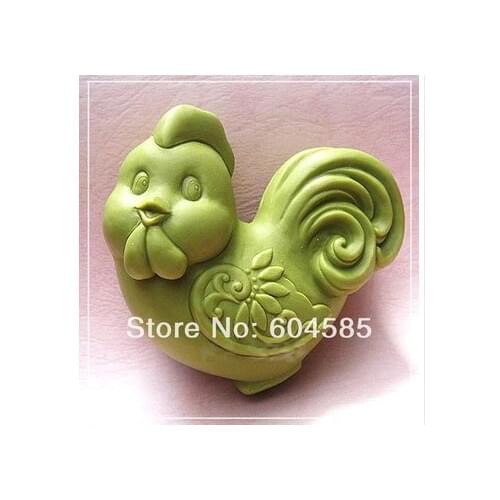 New Zodiac rooster S0240 Craft Art Silicone Soap mold Craft Molds Handmade soap molds