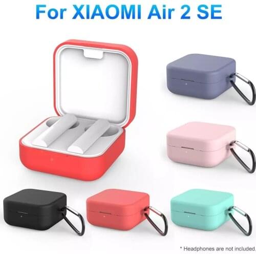 Silicone Case For Xiaomi Mi Air2 SE Cases Wireless Bluetooth Shockproof Cover For Xiaomi Mi Air 2 SE air2 SE Protective Earphone