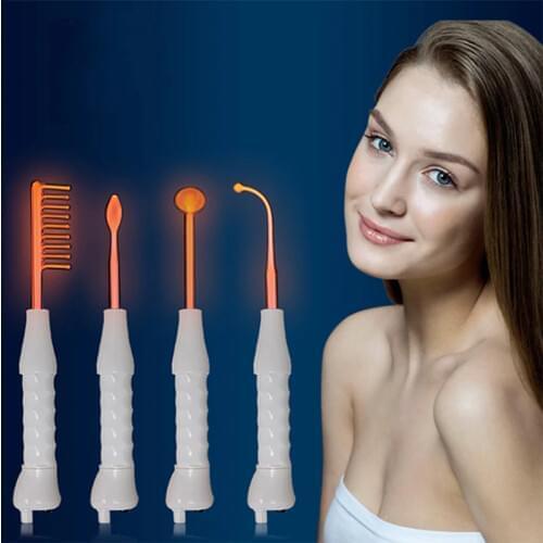 Replacement Electrotherapy Wand Glass Tube High Frequency Bactericidal Tag Spot Acne Remover Hair Facial Body Spa Beauty Care