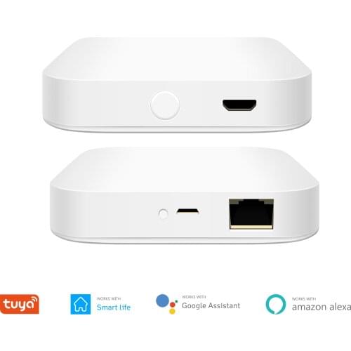 Tuya 3.0 Smart Hub, Wireless/Wired Gateway Bridge for App Voice Remote Control, Works with Alexa Google Home Assistant