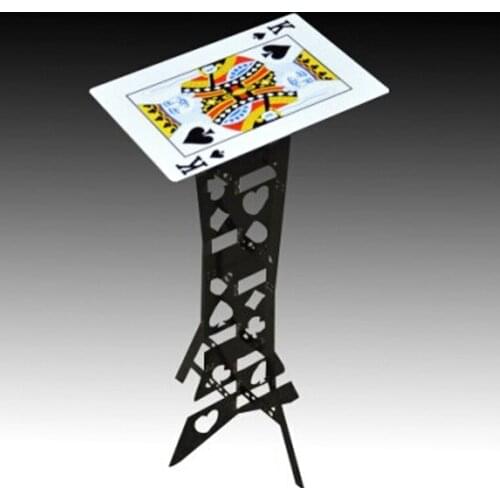 Aluminum Alloy Magic Folding Table (black color,poker table) Best Table Magic Tricks Stage Magia Illusions Gimmick Props
