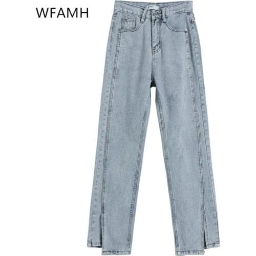 Wfamh Women's Loose Jeans