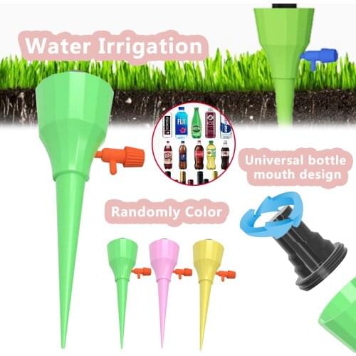 1pc 16x3cm Plant Water Funnel Automatic Plant Watering Spikes Adjustable Auto Drip Irrigation System Indoor Home Garden Waterer3
