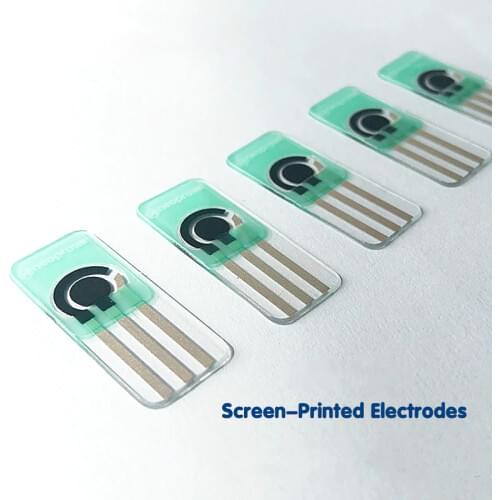 100pcs Screen Printed Electrodes SPEC Flexible Electrode Electrochemical Laboratory Device Sensor