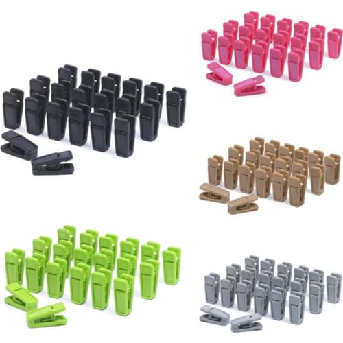 20PCS Heavy Duty Clothes Pegs Plastic Hangers Racks Clothespins Laundry Clothes Pins Hanging Pegs Clips