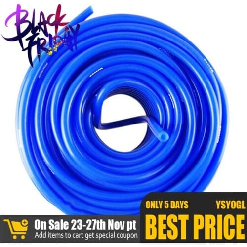 4mm Universal Silicone Vacuum Tube Pipe 16.4ft/5M Hose Tubing Car Cooling System Hose Accessories