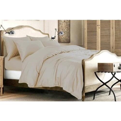 100% Egyptian Cotton Bedding 1600 TC White Ivory Gray colors King Flat Sheet Duvet cover Pillowcases 6 pieces set customize