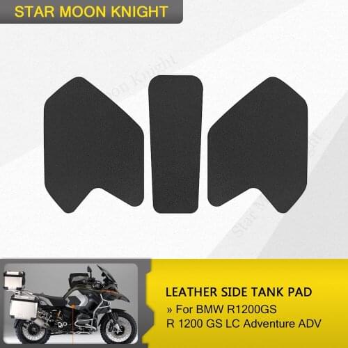 Motorcycle accessories PVC leather side tank pad Sticker for BMW R1200GS R 1200 GS LC Adventure ADV 2014 2015 2016 2017 2018