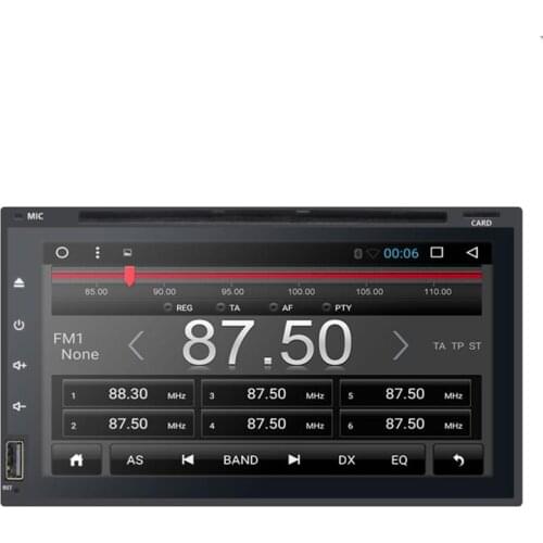 Quad core 1+16G Android 8.1 2din 1024*600 Universal Car Stereo Audio Radio Head Unit GPS Navigation For Qashqai Ceed Suzuki