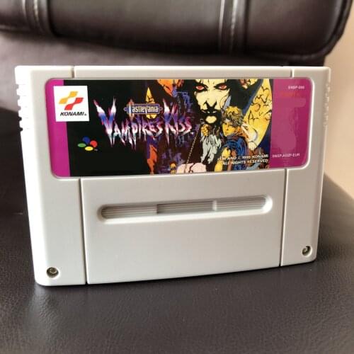 Castlevania - Vampires Kiss English-PAL Version 46 Pins Video Games Card For EUR Console