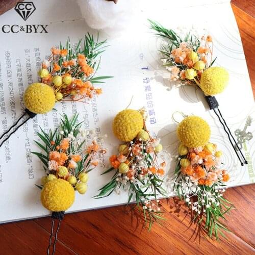 CC Hair Stick Combs 5pcs sets Hairpins Forest Style Wedding Hair Accessories For Women Bridal Bridesmaids 100% Handmade mq085