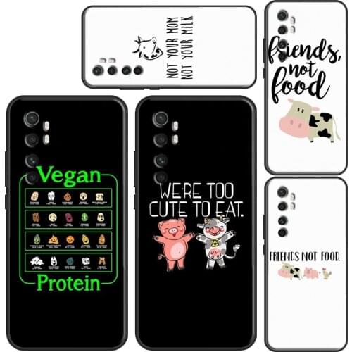 Vegan Vegetarians Animal Love Quotes Case For Xiaomi POCO F2 Pro X3 NFC F1 Mi 10 Ultra Note 10 Lite Mi 9T 10 Pro 9 8 Max3 A3