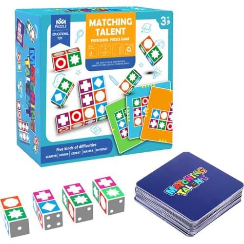 Montessori toys Matching Game Toy Educational interaction Wooden Toy Funny Board games Training Logic For Children 3 Years Above