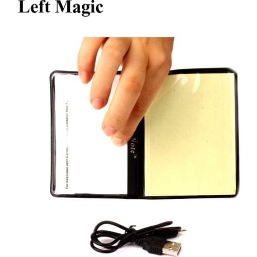 Light Prediction Holder (Charged Version) - Magic Tricks Optical Prediction Wallet Magic Props Close Up Magic Mentalism Comedy