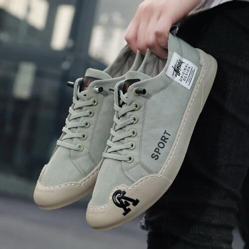 Men Sneakers Fashion Lightweight Breathable Vulcanize Shoes Lac-Up Comfortable Walking Sneaker