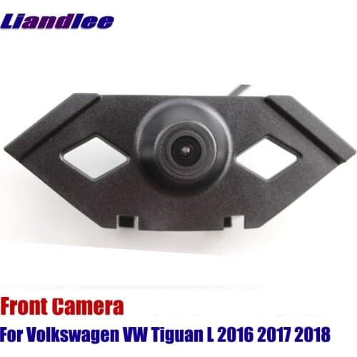 Liandlee Car Front View Camera For Volkswagen VW Tiguan L 2016 2017 2018 Logo Embedded ( Not Reverse Rear Parking Camera )