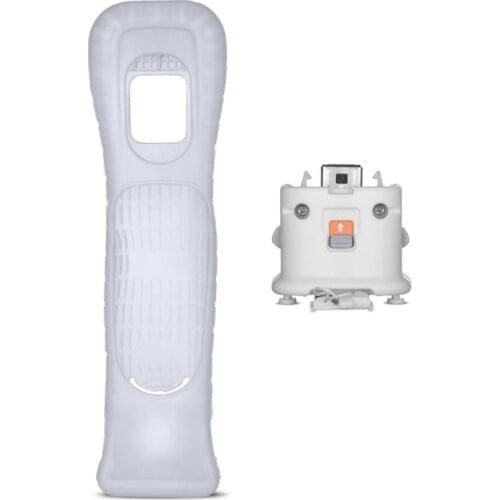 Hot New Soft Silicone Cover Case Protective Sleeve For Nintendo For Wii Remote Controller Motion Plus With Handle Intensifier