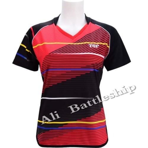 New Tsp Table Tennis Clothes Women General Table Tennis Jersey Korea National Team Short Sleeve Sports T-shirt