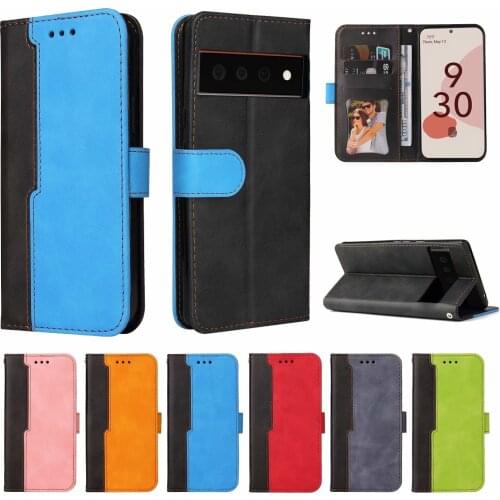 Newest Leather Case For Googel Pixel 6 PRO Pixel6 Shockproof Bumper Flip Stand Full Cover For Pixel 6 Wallet Book Bags Cases