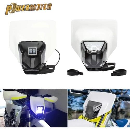New Motorcycle LED Headlight Headlamp Head Lamp Light For Husqvarna FC FE FX TC TE TX 125 250 300 350 450 501 FE250 FC250 TE300