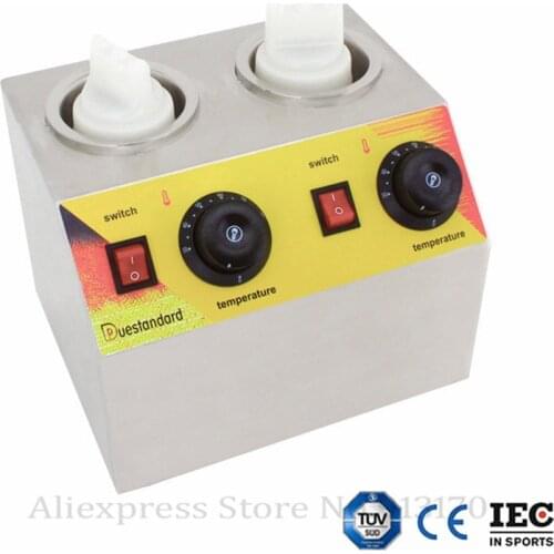 Commercial Electric Hot Chocolate Filling Bottles Warmer Cheese Sauce Food Warmer Jam Dispenser Melter Machine 0.4kw 220V 110V