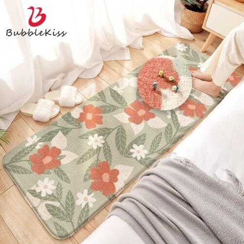 Bubble Kiss Fluff Lamb Wool Carpets for Bedroom Geometic Long Strip Living Room Decor Rugs Home Anti-Slip Bedside Soft Floor Mat
