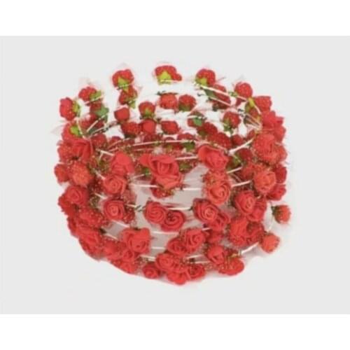 Bridal Tiara Bridesmaid Crown Round Model Red Color 10 Pcs хна для мехенди henna bride veil welon