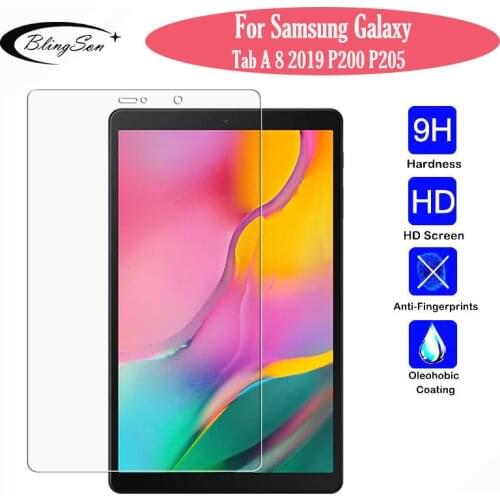 Tempered Glass Screen Protector Film for Samsung Galaxy TAB A 8.0 SM-P200/P205 2019 Tab A with S Pen 8.0'' Tablet Tempered Guard