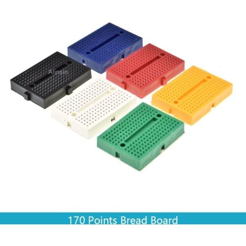 2PCS SYB-170 Points Solderless PCB Breadboard Mini Universal Test Protoboard DIY Bread Board for arduino