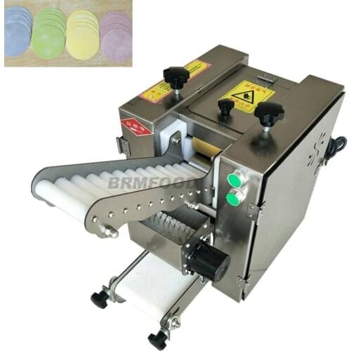 220V Automatic Dumpling Wrapper Making Machine Spring Roll Skin Maker Crepe Tortilla Chapati Roti Machine