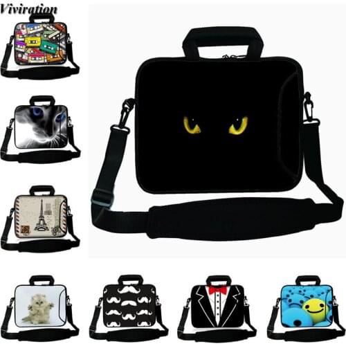 12/10/13/15/17/14 Inch Laptop Case Carry Unisex Sleeve Computer PC Accessories Neoprene Chromebook 11.6 13.3 Funda Notebook Bags