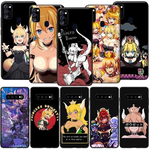 GX187 Princess Bowsette Case for Samsung Note 8 9 10 20 Ultra J2 J5 J4 J6 Plus J7 Prime Duo J730 Pro Core J8 Lite