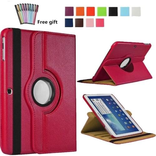For Samsung Galaxy Tab 4 10.1inch SM-T530 T535 T533 Tab4 10 T530 T531 T535 Tablet Case 360 Degree Rotating Flip Stand Cover case