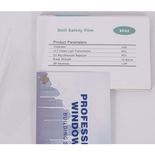 HOHOFILM 80cmx1000cm 4Mil Security Window Film Shatter-Proof House Bathroom Car Window Glass Sticker Protection 31.5''x33ft