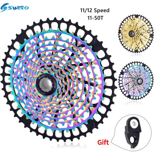 SUNSHINE MTB 11/12 Speed Cassette 11-50T 11v 12v k7 Ultralight Steel 11S 12S Sprocket Ultimate Mountain Bike for HG Standard Hub