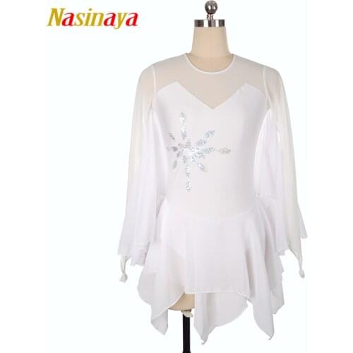 Nasinaya Figure Skating Dress Customized Competition Ice Skating Skirt for Girl Women Kids Patinaje Gymnastics Performance 84