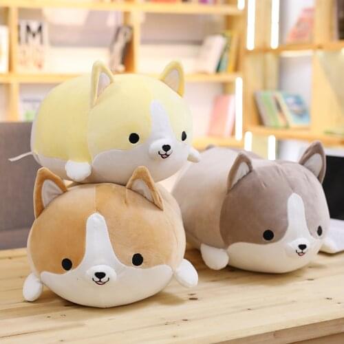 35cm Cute Corgi Dog Plush Toy Stuffed Soft Animal Cartoon Pillow Lovely Christmas Gift for Kids Kawaii Valentine Present