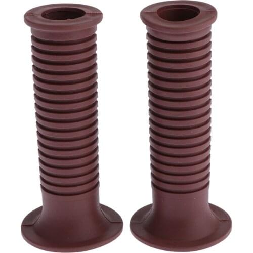 Motorcycle Handlebar Grips Non Slip Rubber Open Bar End Thruster Grip 7/8 inch 22mm for BMW R1100 R1150 GS R S F650