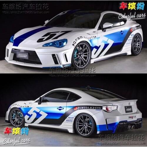 Car stickers FOR Subaru BRZ body exterior modified personality sports racing decorative decals