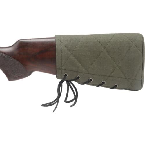 Hunting Rifle Shotgun Tactical Buttstock Recoil Pad Green Nylon Adjustable Non-slip Cheek Rest Sponge Protector Gun Accessories