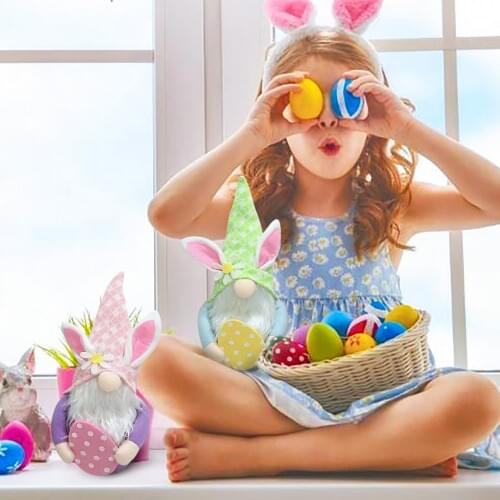 Easter Faceless Doll Decorations Ornament Linving Room Desktop Decoration Standing Post Ornaments Party Home Decoration Gift