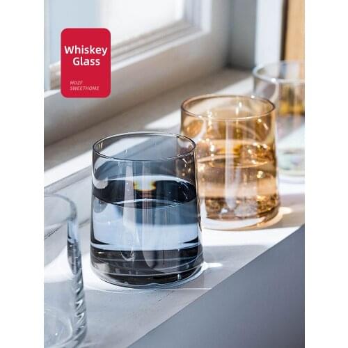 Fashion Nordic Transparent Glass Breakfast Cup Coffee Tea Milk Juice Water Cup Whiskey Cup In Party Mug Lovers Gifts Friends Cup